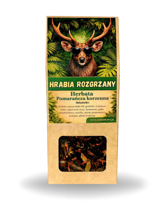 Hrabia Rozgrzany - czarna herbata korzenno-cytrusowa 50g