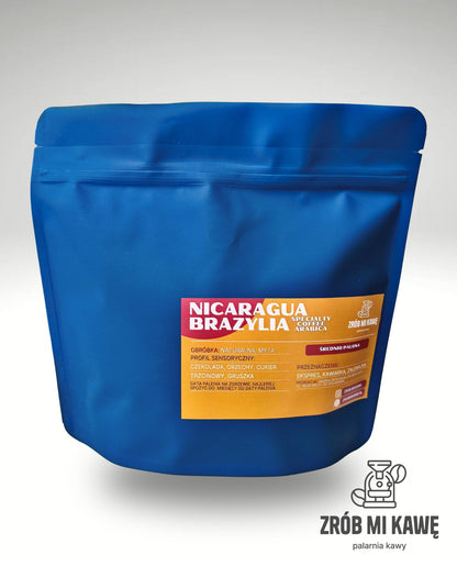 Kawa Nicaragua & Brazylia - 100% arabica - Specialty coffee - średnio palona - Zrób Mi Kawę - Palarnia Kawy