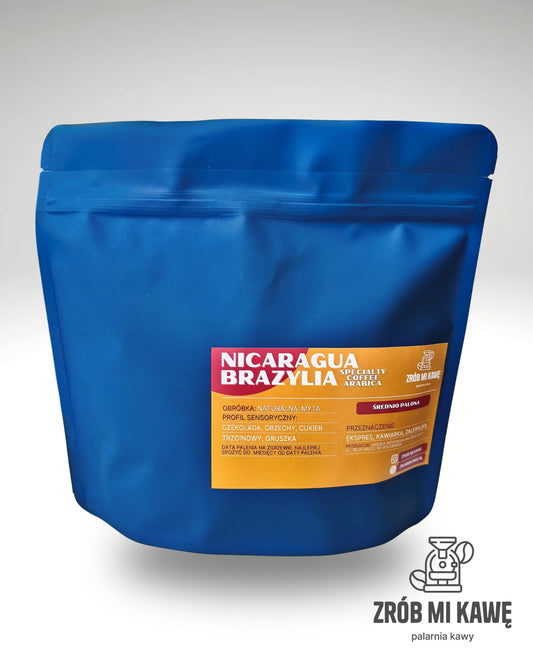 Kawa Nicaragua & Brazylia - 100% arabica - Specialty coffee - średnio palona - Zrób Mi Kawę - Palarnia Kawy