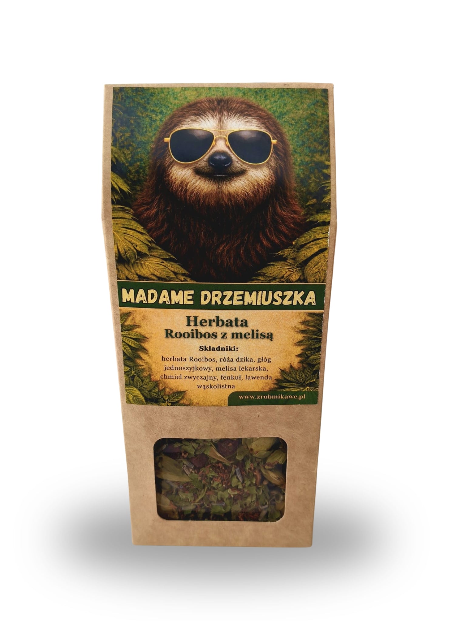 Madame Drzemiuszka - herbata rooibos z melisą 50g - Zrób Mi Kawę - Palarnia Kawy