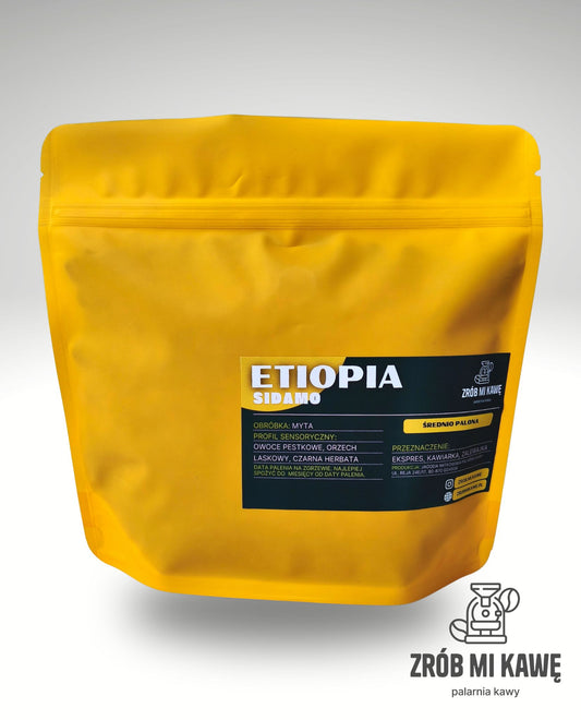 Kawa Etiopia Sidamo - 100% arabica - średnio palona - Zrób Mi Kawę - Palarnia Kawy