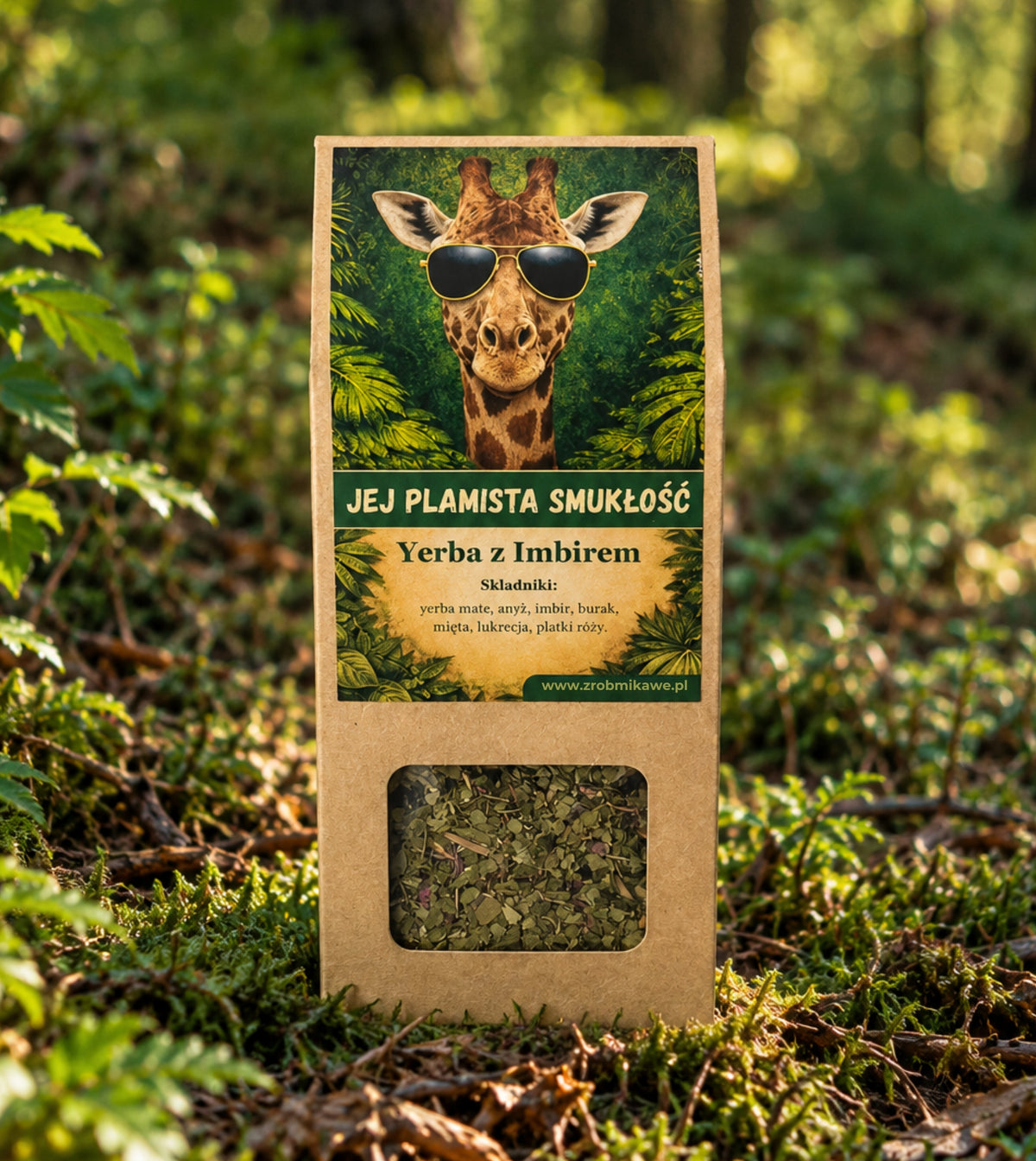 Jej Plamista Smukłość - Yerba z imbirem 50g