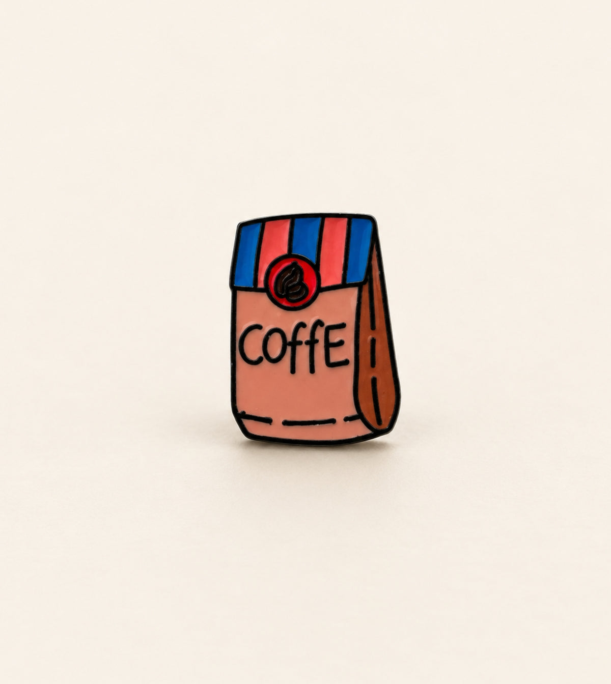 Przypinka "coffee bag" - Zrób Mi Kawę - Palarnia Kawy