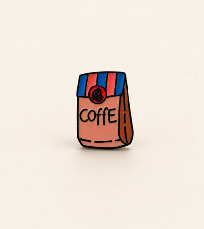 Przypinka "coffee bag" - Zrób Mi Kawę - Palarnia Kawy