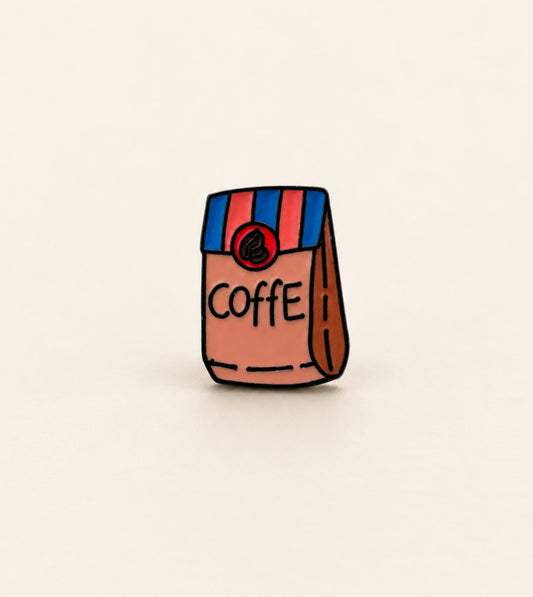 Przypinka "coffee bag"