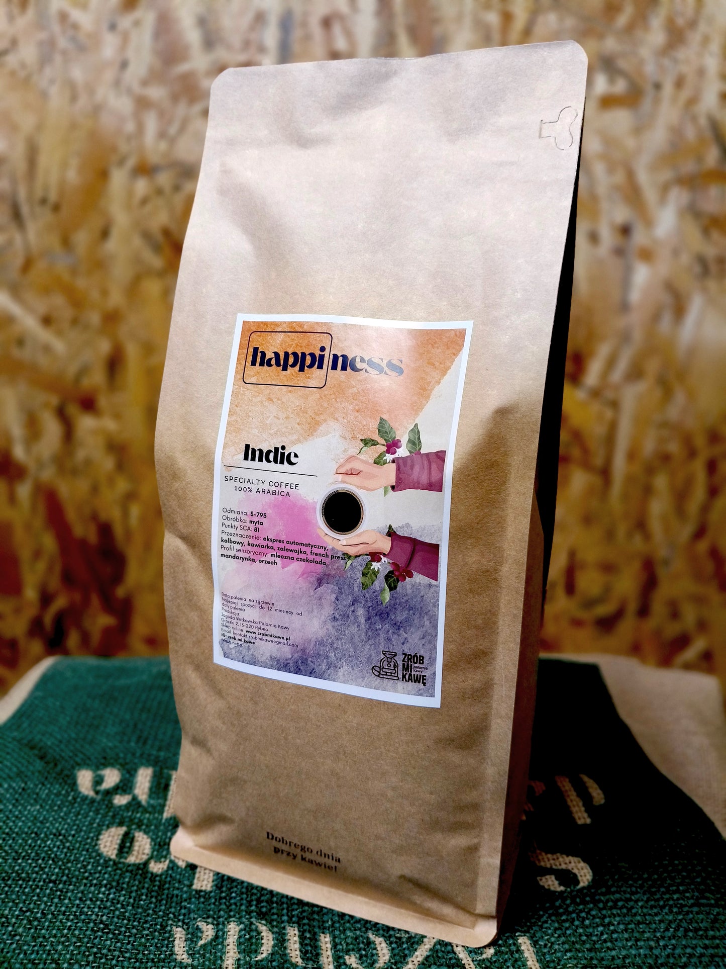 Kawa Happiness - 100% arabica - Zrób Mi Kawę - Palarnia Kawy