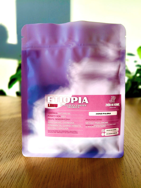 Kawa Etiopia - 100% arabica - jasno palona - Specialty Coffee