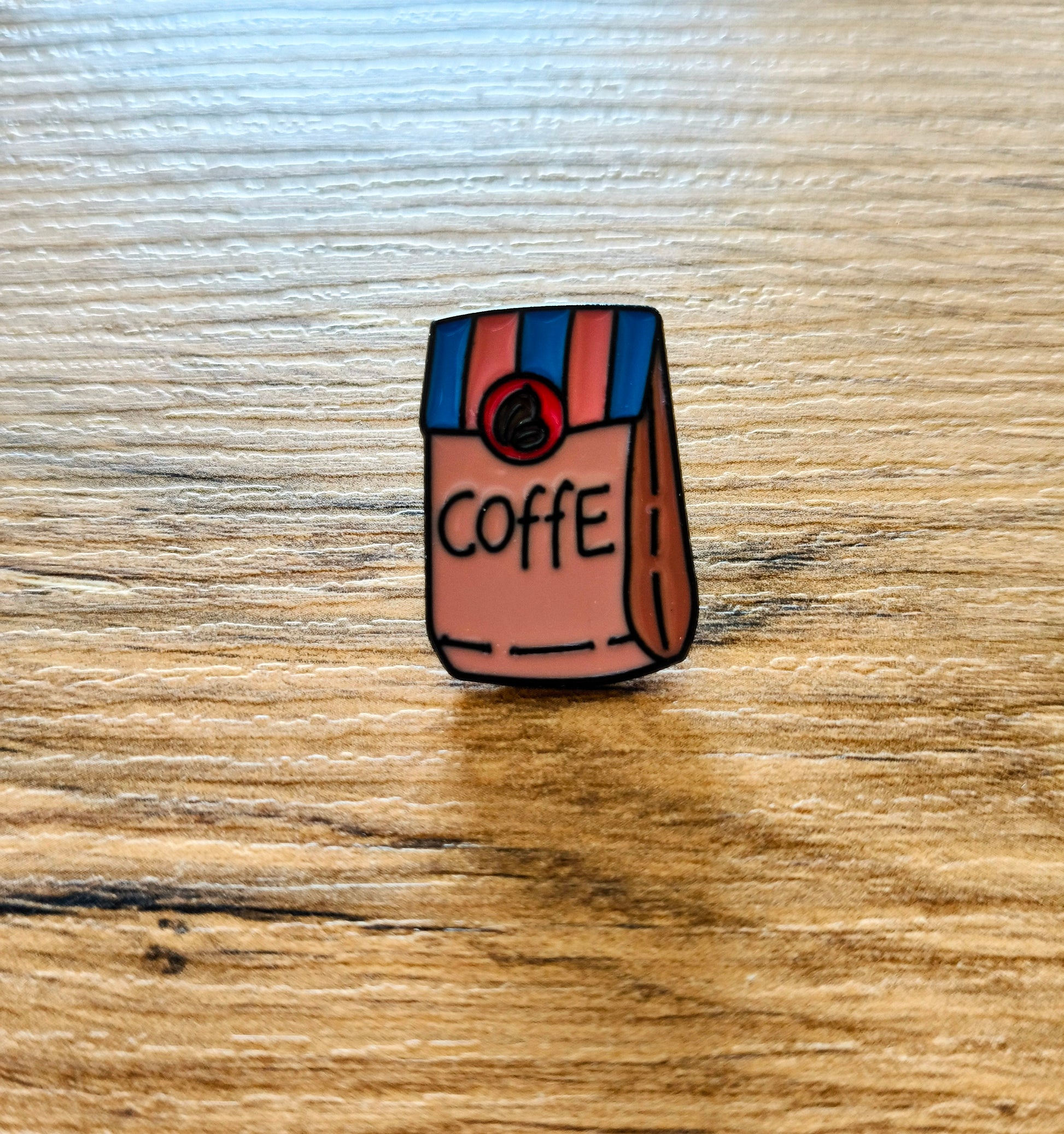 Przypinka "coffee bag" - Zrób Mi Kawę - Palarnia Kawy