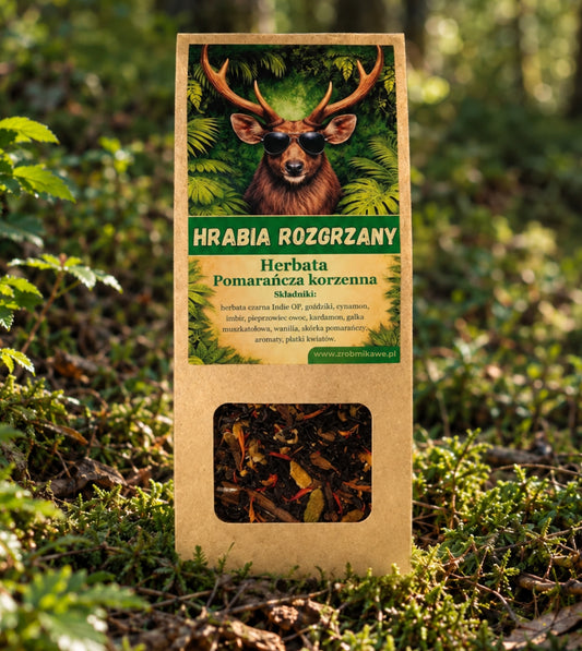 Hrabia Rozgrzany - czarna herbata korzenno-cytrusowa 50g