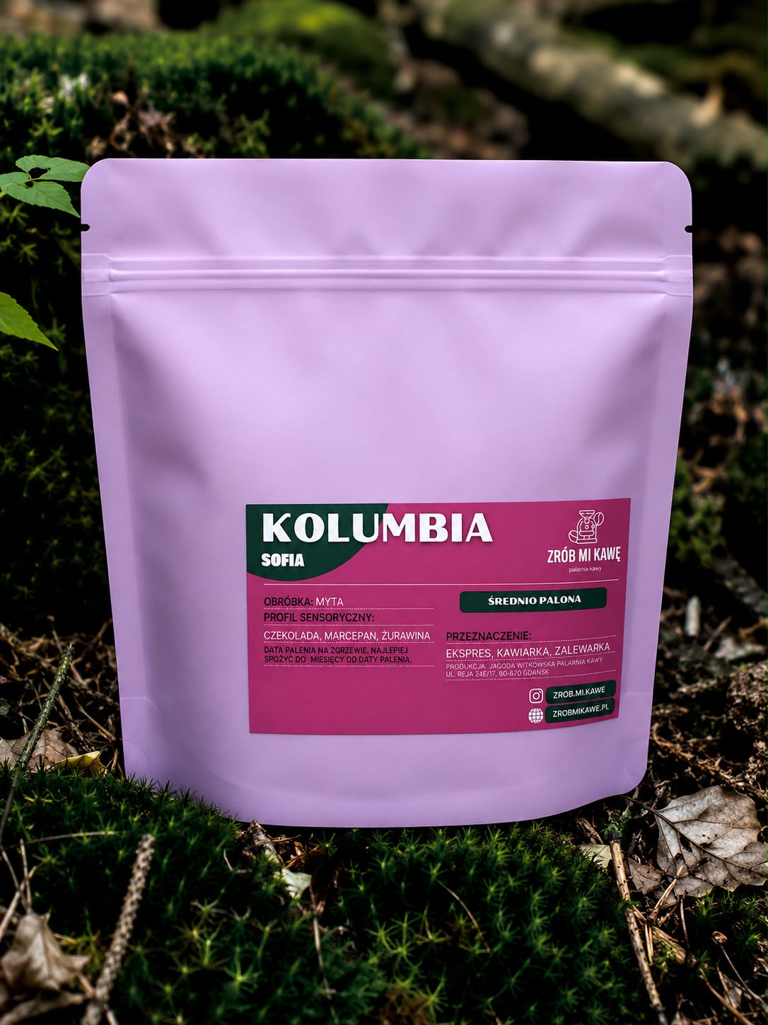 Kawa Kolumbia - 100% arabica - średnio palona - Zrób Mi Kawę - Palarnia Kawy