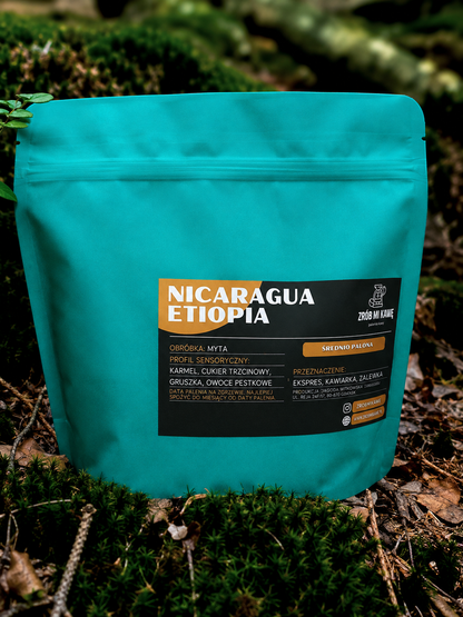 Kawa Nicaragua & Etiopia - 100% arabica - średnio palona - Zrób Mi Kawę - Palarnia Kawy