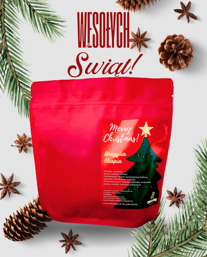 Kawa Merry Christmas – Brazylia&Etiopia 100% arabica