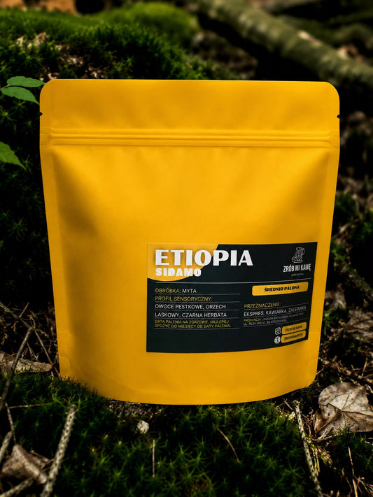 Kawa Etiopia Sidamo - 100% arabica - średnio palona - Zrób Mi Kawę - Palarnia Kawy