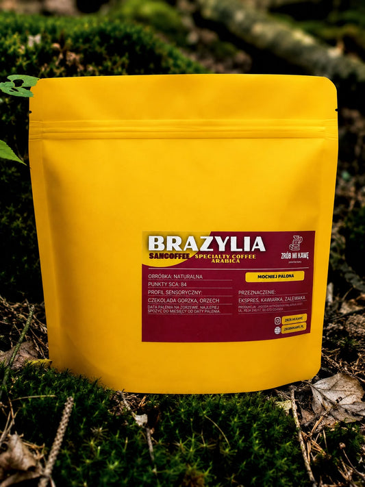 Kawa Brazylia mocniej palona - 100% arabica - Specialty Coffee - Zrób Mi Kawę - Palarnia Kawy