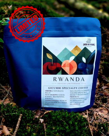 Kawa Rwanda Gicumbi natural medium roast - 100% arabica - Specialty coffee - Zrób Mi Kawę - Palarnia Kawy